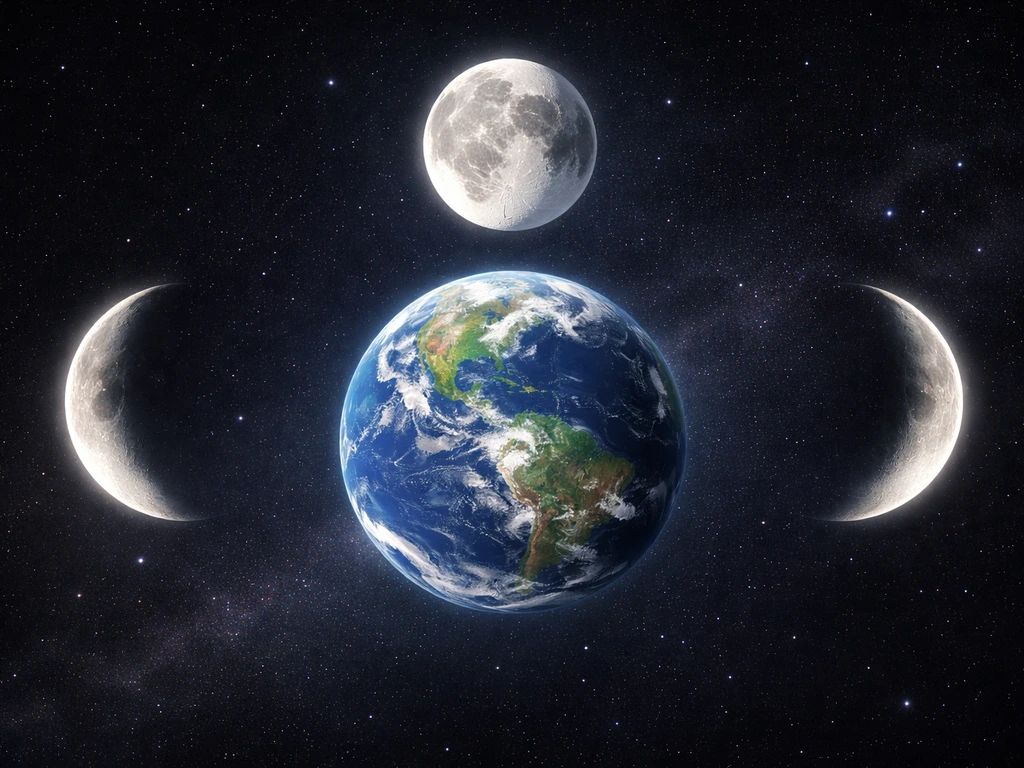 Does the Moon Grow? Phases, Mass Changes, and Timescales